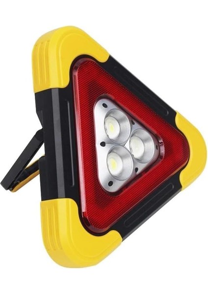 HB-7709 Solar Şarjlı Üçgen Reflektör Işıklı Ikaz Lambası