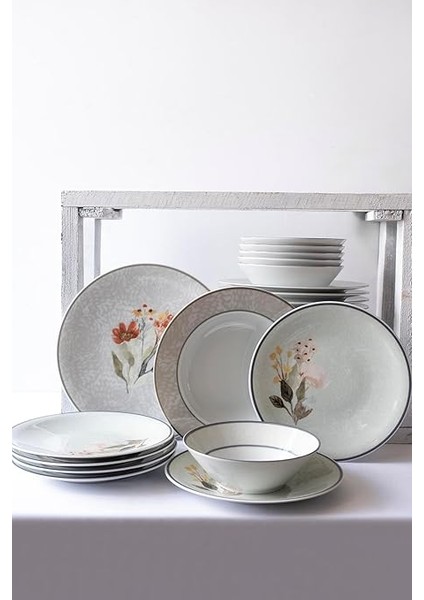 Porselen Zeugma 24 Parça 6 Kişilik Yemek Takımı 885699 fırsatları