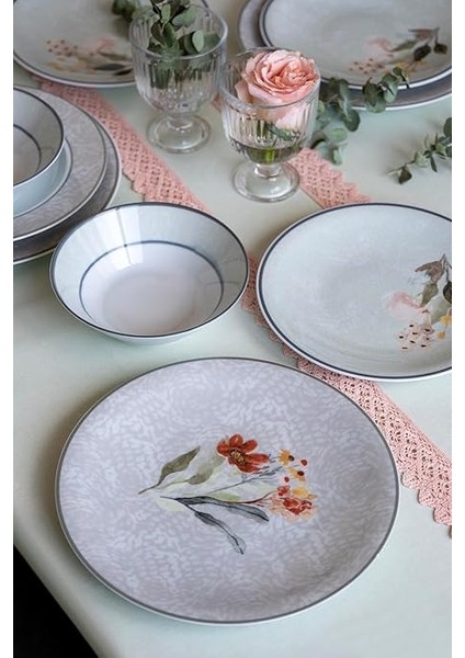 Porselen Zeugma 24 Parça 6 Kişilik Yemek Takımı 885699 indirimleri