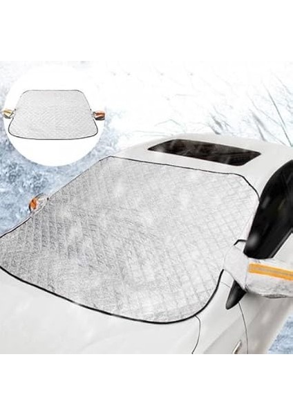 Oto Branda Araç Buz Kar Güneş Koruyucu Yarım Branda Araba Oto Kar Buz Önleyici Ön Cam Koruyucu fiyatları