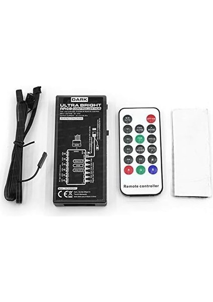 Argb Hub 6 Fan Takılabilir 3+3pin, Anakart Kontrollü, Sata Güç Bağlantı (Dkckhubargb) indirimleri