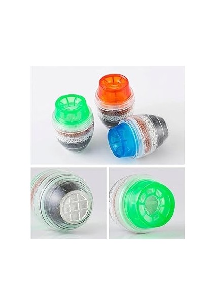 2 Adet 5 Katmanlı Aktif Karbon Su Arıtma Aparatı, Aktif Karbon Filtrasyonu ve Su Temizleme Filtresi, Musluk Başlığı fırsatları