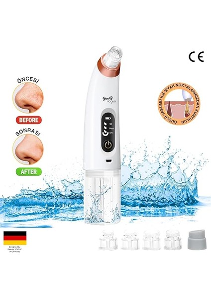 Medıkal Vakumlu Siyah Nokta-Akne-Sivilce-Clean Yüz-Cilt Temizleme Bakım Cihazı-Aleti Profesyonel fiyatları