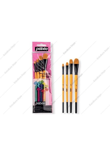 4'lü Kedi Dili Fırça Seti N11