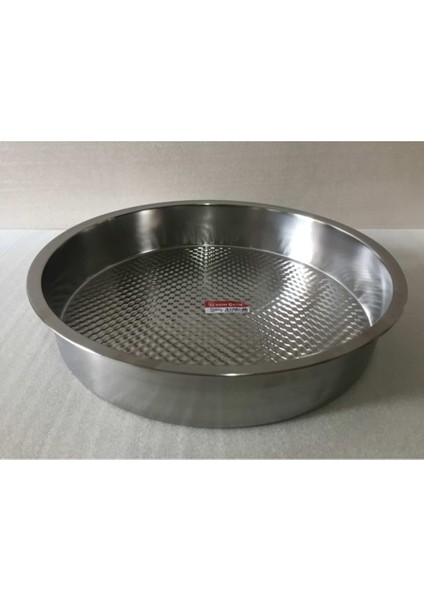 - Çiğ Köfte Tepsisi 4.no - Çap: 47 cm - Derinlik: 8,5 cm - Çelik Leğen - Motifli modelleri