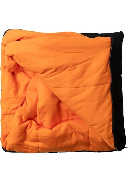 Badger Pratik Battaniye Olabilen Yastık Turuncu Fermuarli Turuncu 2'si Bir Arada (50X50 cm - 145X200 Cm) indirimleri