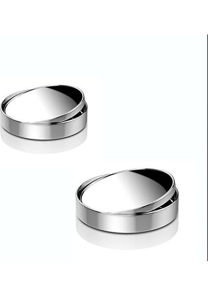 Çerçeveli Gerçek Cam Kör Nokta Aynası 360 Derece Hareketli 3m Yapıştırıcılı Park Yardımcısı 2 Adet indirimleri