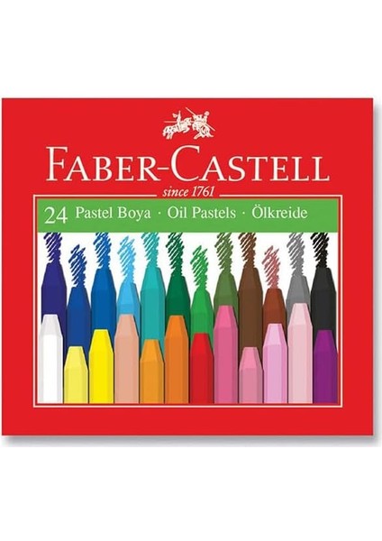 Pastel Boya, 24 Renk, Pratik Taşıma Çantalı, Canlı ve Yumuşak Renkler, Kolay Kullanım, Şık Tasarım