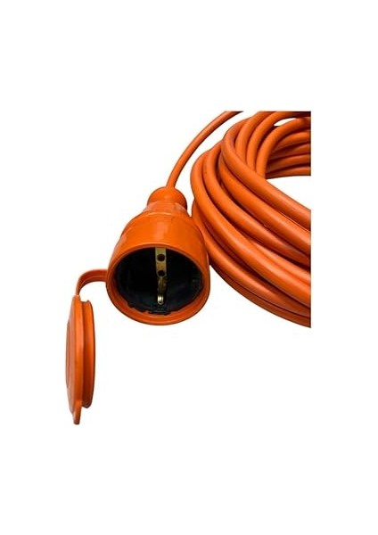 Metre Seyyar Uzatma Kablosu – 3x1.5mm² Kablo, IP44 Koruma, Turuncu Renk, Fransız Tipi Fiş, 250V/16A, Dış Mekan Uyumlu Bylion modelleri