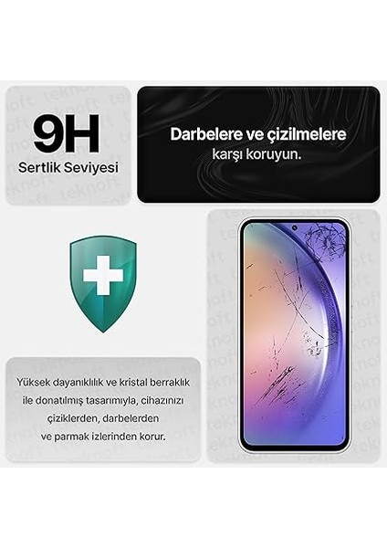 Samsung Galaxy A54 Için Ekstra Güçlü Tam Koruma Sağlayan 9h Sertliğinde Leke ve Parmak Izi Tutmayan Hd Görüntü Sağlayan Premium Ekran Koruyucu Kırılmaz Cam (Galaxy A54) indirimleri