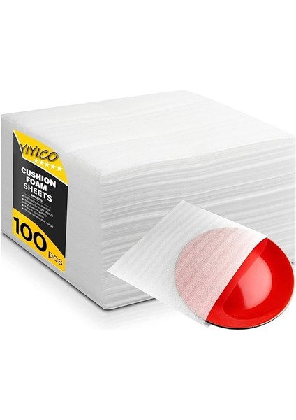 Köpük Folyo Ambalaj Malzemesi 100 Adet Hava Kabarcıklı Folyo Taşınma Kartonları Taşınma Kağıdı Köpük Ambalaj Taşınma Malzemesi Yastık Köpük Torba 30 cm x 30 cm Taşınma Yemek Takımı Saklama Için