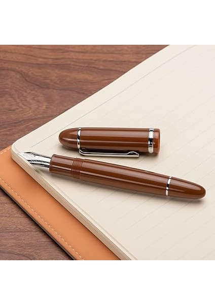 Gönder Jinhao X159 Dolma Kalem (Kahve Krom, Medium Uç) modelleri