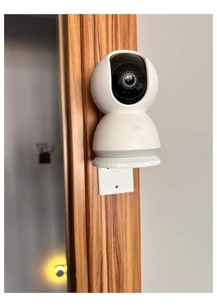 Kamera Stand, 1080P Wifi Kamera Tutucu, Bebek Kamera Standı, Iç Mekan Kamera Tutucu, Evcil Hayvan Kamerası Stand 360 Kamera Duvar Askı Standı Beyaz fırsatları