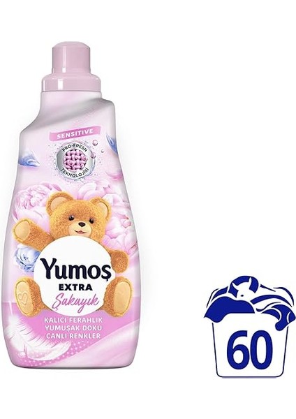 Extra Konsantre Çamaşır Yumuşatıcısı Şakayık 1440 ml fiyatları