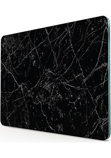 Cam Kesme Tahtası Panosu 25 x 35 Kırılmaya Isıya Çizilmeye Dayanıklı Antibakteriyel Doğal Kesme Tablası Siyah Mermer Design