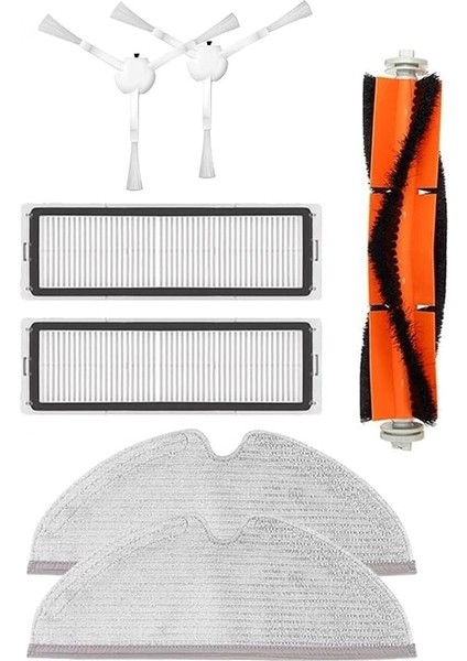 Yenileme Seti 7 Parça Mi Mijia 1c Robot Vacuum Mop 2c ile Vacuum Mop Mop Pro 2+ Uyumlu Yedek Parça Seti 7 Adet