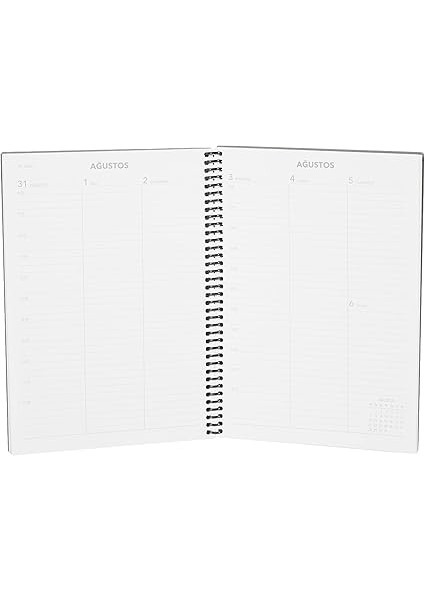 Color 2023 Spiralli Haftalık Ajanda, Yeşil, 17X24 fırsatları