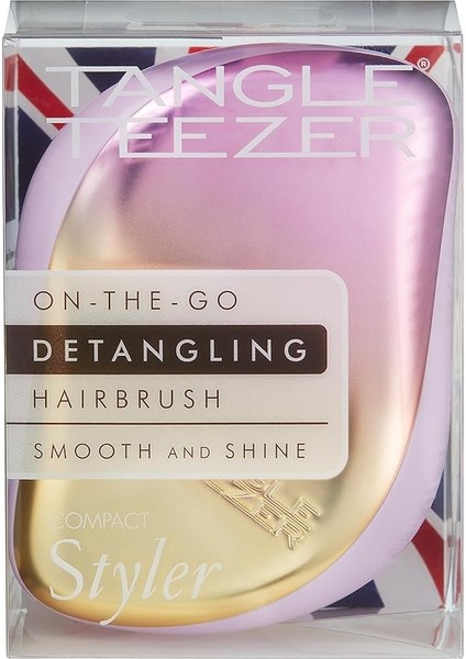 Teezer Compact Styler Lilac/yellow Chrome - Saç Fırçası fırsatları