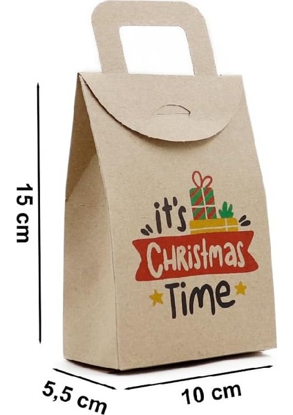 Design 10X15 Yılbaşı Temalı Çanta Model Hediye Kutusu (5'li Set) - Model-3 modelleri