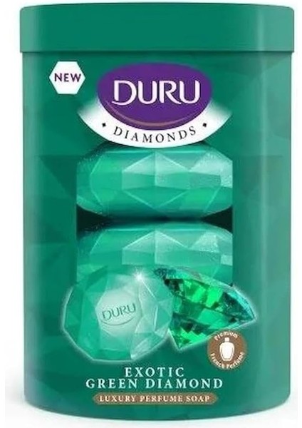 Diamonds Exotic Green Sabun 90GRAMX4