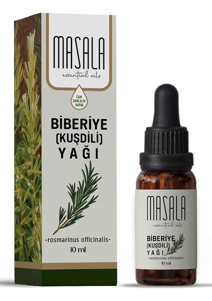Saf Biberiye (Kuşdili) Yağı 10 Ml. (Rosemary Oil)