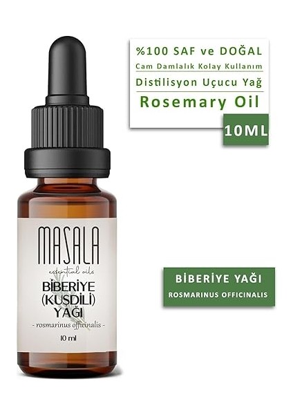Saf Biberiye (Kuşdili) Yağı 10 Ml. (Rosemary Oil) fiyatları