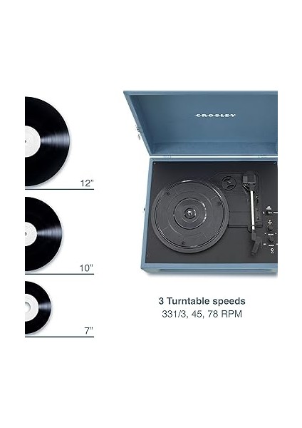 Voyager Plak Çalar, Açık Mavi indirimleri