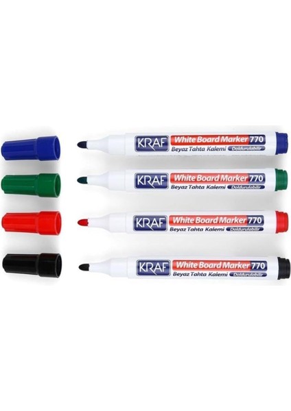 Beyaz Tahta Kalemi Doldurulabilir 770-4 4lü fiyatları