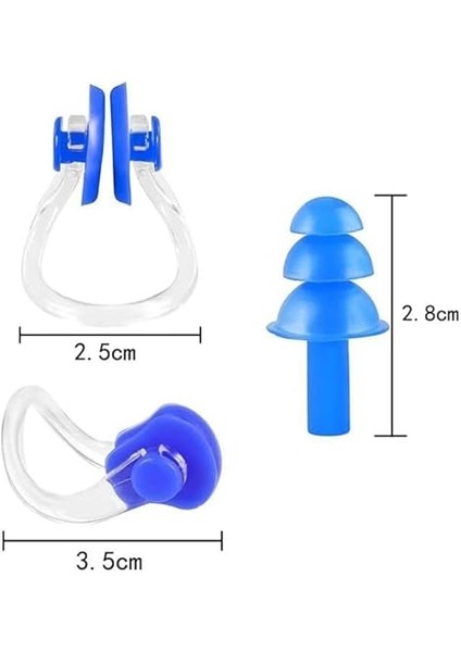 Burun Tıkacı Çocuk ve Yetişkinler Için Uyku Havuz Deniz Silikon Yıkanabilen Kulak Tıpası Seti fiyatları
