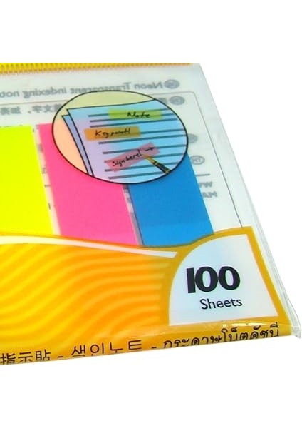 Sticky Notes 12 x 44 mm Ayıraç - 100 Etiket fırsatları
