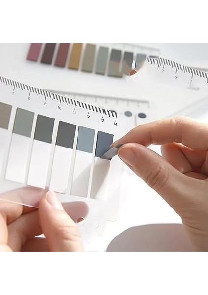 Post It 10 Renkli 200 Yaprak Yapışkan Not Kağıtları Sticky Notes Etiket Not Defteri Kitap Ayraç Sonbahar (Tam Renk) modelleri