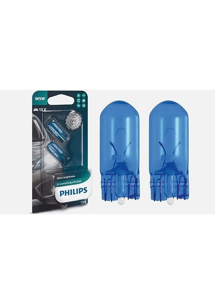 T10 W5W 12V X-Tremevision PRO150 Plaka,park Tavan Ampülü, 2'li Paket