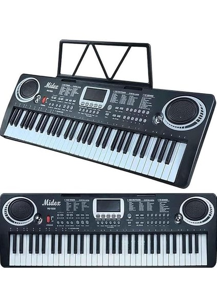 PS-1500BK Başlangıç Için 61 Tuşlu Org Notalık ve Adaptörlü (100 Ses 100 Ritim) modelleri