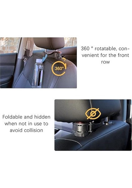 Araç Için Düzenleyici Kanca, Araç Baş Desteği Kancası, 2 Adet Baş Desteği Kancası, Araba, Çanta, Kanca, Cep Telefonu Tutuculu, Araba Kancası, Araç Askısı, Evrensel Araç Araç Koltuğu Kancası Tutucu modelleri