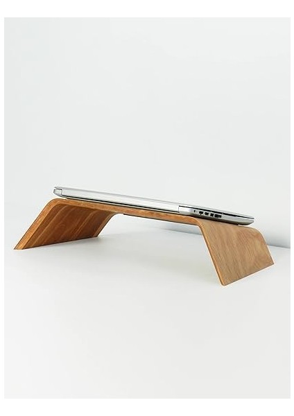 Wood Ahşap Notebook Yükseltici ve Tutucu Masa Üstü Laptop Standı fırsatları