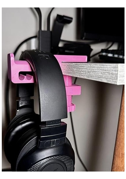 Premium Pembe Macenta Asılabilir Kulaklık Standı – Şık V3 Gamer Modeli, Kaydırmaz Keçeli, Ergonomik Masaüstü Askı, Sakura Edition (Montaj Videosunu Izlemeden Kullanmayın) fırsatları