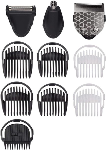 Yüz & Vücut Bakım Kiti, Carbon Titanium, 10 Başlık, Karbon Titanyum Bıçaklar, Kablosuz Kullanım, MT727E indirimleri