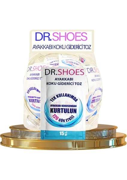 10 Adet Ayak Koku Giderici - Ayakkabı Koku Giderici Toz 120 Gün Etkili - Dr.shoes ile Ayak Kokusuna Elveda Deyin