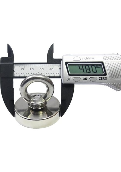 D48 Güçlü Neodyum Mıknatıs 48MM 75KG Askılı Fishing Salvage Magnet fiyatları