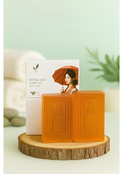 Kojic Asit Sabunu, Zerdeçal ve Kojik Asit Etkisi ile Leke Karşıtı - Cilt Tonu Eşitleyici Doğal Sabun modelleri