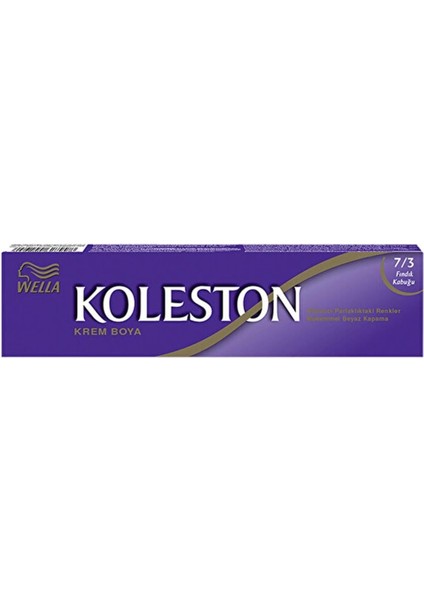 Koleston Single Tüp Boya 7/3 Fındık Kabuğu