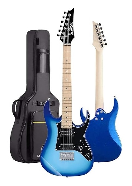 DE-150BL-35AMP Maple Klavye Hh Yüksek Kaliteli 35W Amfili Elektro Gitar Seti modelleri