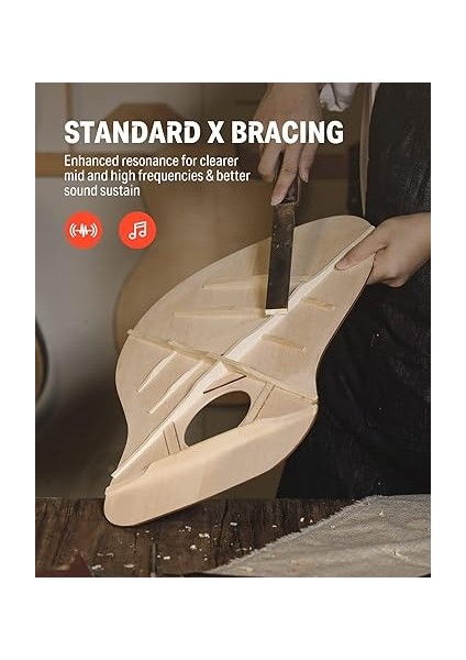 Dag-1s Akustik Gitar Paketi (Sunburst) fırsatları