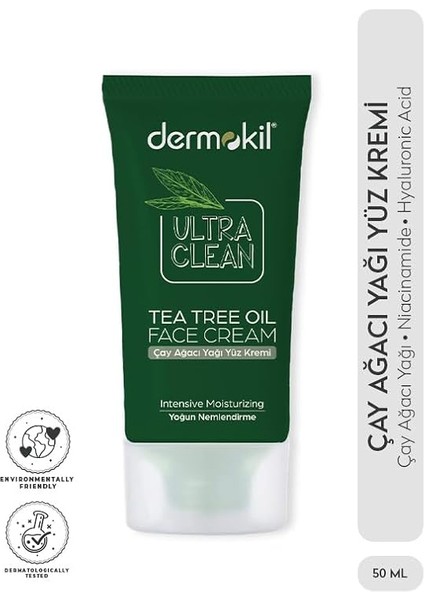 Çay Ağacı Yağı Yüz Kremi 50 ml fiyatları