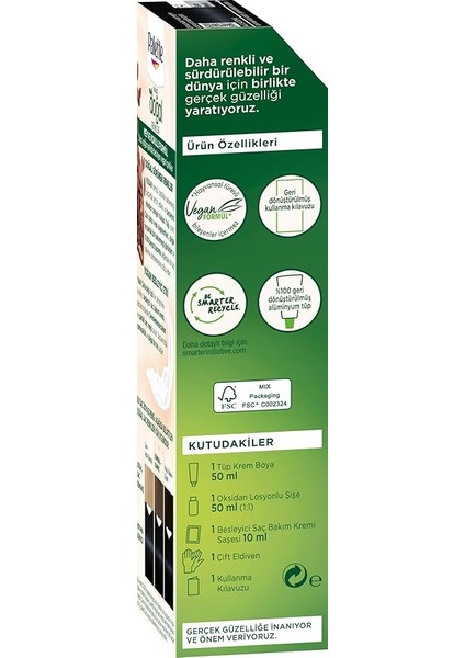 Kalıcı Doğal Renkler 1-1 Gece Mavisi Kakao Yağı & Yulaf Çekirdeği Özlü Saç Boyası fırsatları