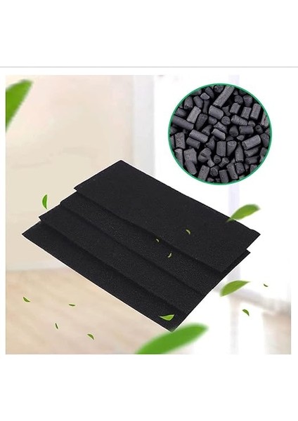 Fresh Air Filter /2 Adet 3mm Karbon Ped Evrensel Aktif Karbon Filtreler Kokuyu Giderir Keçe Hava Filtresi Hava Temizleyicileri Için Değiştirme Klima (20X100 2 Adet) modelleri