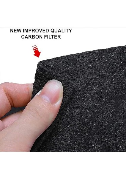 Fresh Air Filter /2 Adet 3mm Karbon Ped Evrensel Aktif Karbon Filtreler Kokuyu Giderir Keçe Hava Filtresi Hava Temizleyicileri Için Değiştirme Klima (20X100 2 Adet) indirimleri