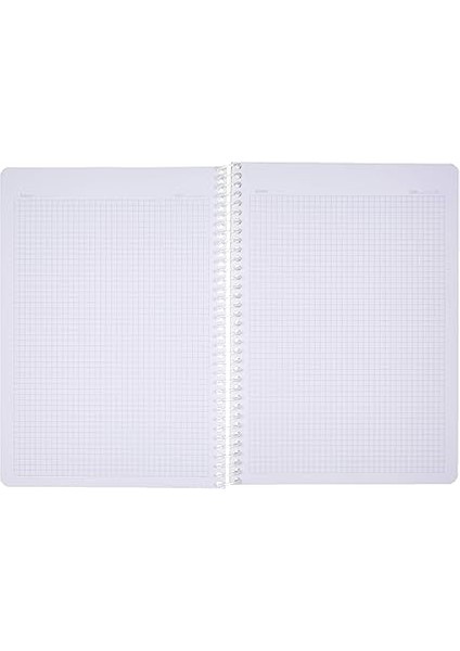 Pruva A4 Pet Spiralli Karton Kapaklı Defter 144 Yaprak - Kareli - Yeşil modelleri