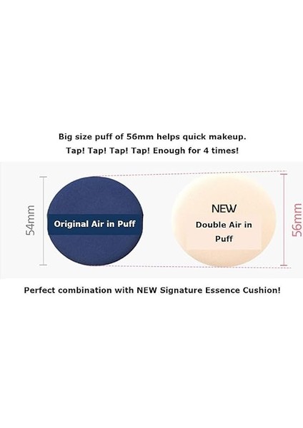 Pudra Uygulaması Için Makyaj Süngeri (Yuvarlak) Compressed Flocking Puff 2 Adet modelleri