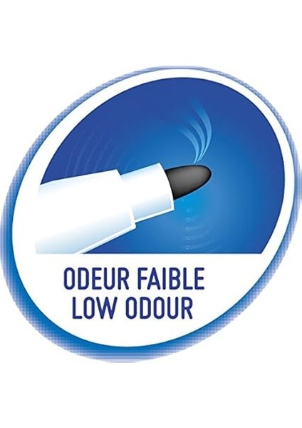 Velleda 1751 Eco Kesik Uçlu Beyaz Tahta Kalemi, Siyah, 12'li Kutu, 3,7 mm ile 5,5 mm Kalın Uç,kuru Silinebilir Mürekkep indirimleri